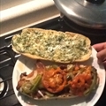 San's deli messy baguette