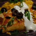 Santa Fe Style Beef Enchiladas