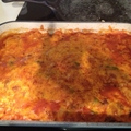 Sausage Pizza Bake for two