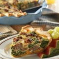 Sausage-Spinach Quiche