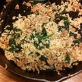 Sausage-Spinach Rice Bowl