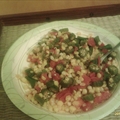 Saute of okra, corn and tomatoes