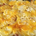 Scalloped Cheesy Ham and Potatoes