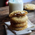 Sea Salted Fluffernutter Filled Oatmeal Cookies 