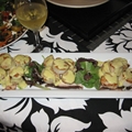 Seared Scallops with Wasabi Mustard Cream Reduction