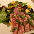 Seared Tuna Salad with Honey-lime Cilantro Dressing