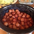 Semi homemade crockpot meatballs