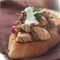 Sherried Chicken & Bacon Toasts