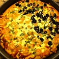 Shrimp and Feta Greek Style Pizza