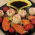 Shrimp and Vegetable Steamed Dumplings