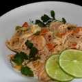 Shrimp, Mango and Peanut Rice Noodle Salad