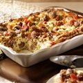 Sicilian Strata (Baked Egg) with Hot Italian Sausage