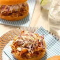 Simple BBQ Chicken and Slaw Sandwiches
