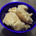 Simple Peach Ice Cream