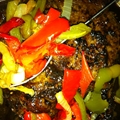 Sizzling Steak with Roasted Vegetables