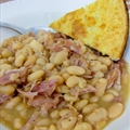 Plain Chicken's Slow Cooker Ham and White Beans