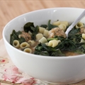 Slow cooker Italian sausage meatball soup