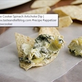 Slow Cooker Spinach Artichoke Dip
