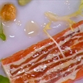 Smoked Salmon Terrine with Hazelnut Herb Salad and Avocado