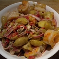 Smoky Skillet Shrimp with Spanish Potato Salad 