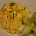 Soft Scrambled Eggs with Avocado