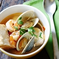 SOUP-SEAFOOD- Halibut & Shelfish Soup 