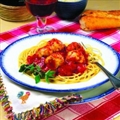 Spaghetti and Chicken Meatballs