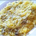 Spaghetti Squash with Garlic Sage Cream