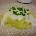 Spaghetti Squash with Garlic Sage Parmesan Cream Spaghetti Squash with Garlic Sage Parmesan Cream