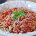 Spaghetti with Fresh Tomato Sauce