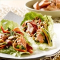 Spicy Alaska Salmon Wraps