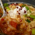 Spicy Sausage and Pumpkin Chili