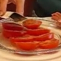 Spicy Sprinkled Sliced Tomatoes Side Dish Recipe