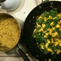 Spicy Stir-Fried Tofu with Coconut Rice
