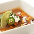 Spicy Sweet Potato and Black Bean Soup