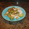 Spicy Tofu with Green Vegetables and Noodles