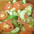 Spicy Tomato and Cucumber Salad