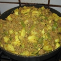 Spicy Turmeric Ground Beef and Potatos