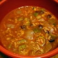Spicy Vegetable Soup with Black Beans