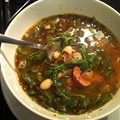Spicy White Bean and Pancetta Soup