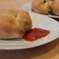 Spinach and Chicken Calzones