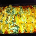 Spinach and ricotta-stuffed shells