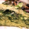 Spinach and Scape Frittata