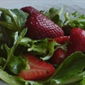 Spinach and Strawberry Salad with Pepper Vinaigrette