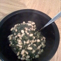 Spinach And White Beans with Garlic