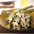 Spinach Salad with Creme de Brie Dressing