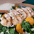 Spinach Salad with Oranges and Feta Cheese