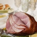 Spiral-Cut Ham with Slow-Roasted Asparagus and Lemon-Thyme Sauce