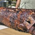 Spit-Roasted Suckling Pig with Vegetables