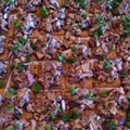 Starter- Mushrooms, Prosciutto, Blue Cheese Crostini